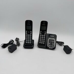 Panasonic KX-TG833SK Cordless Phone Bluetooth Link2Cell 2 Handsets Works Great!!